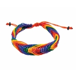 Nylon Rainbow Bracelet